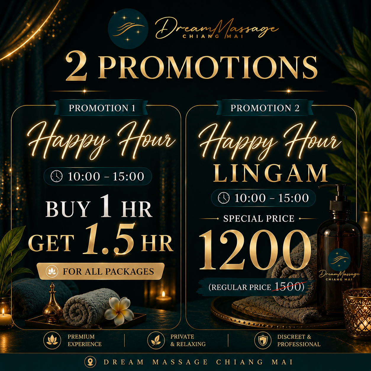 Happy Hour Promotion Dream Massage Happy Hour Promotion Dream Massage