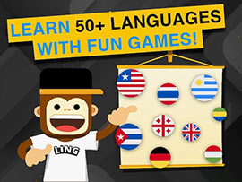 Learn 50+ languages with fun games