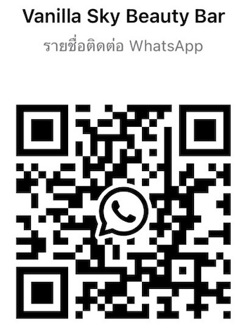 QR code Whatsapp Vanilla Sky Beauty Bar Chiang Mai