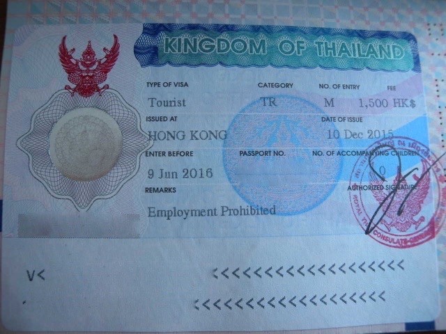 thai visit visa fee